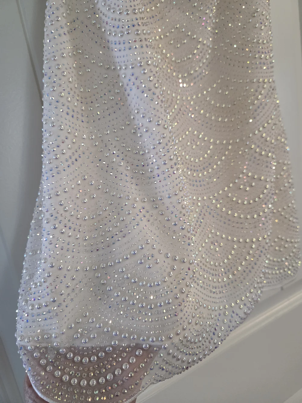 Oh Polly White Lace Mini Slip Dress